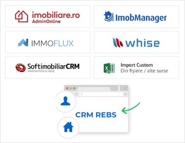 Importuri in interfata CRM REBS