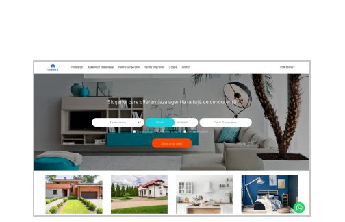 Acces la 2 teme site agentie imobiliara cu publicare