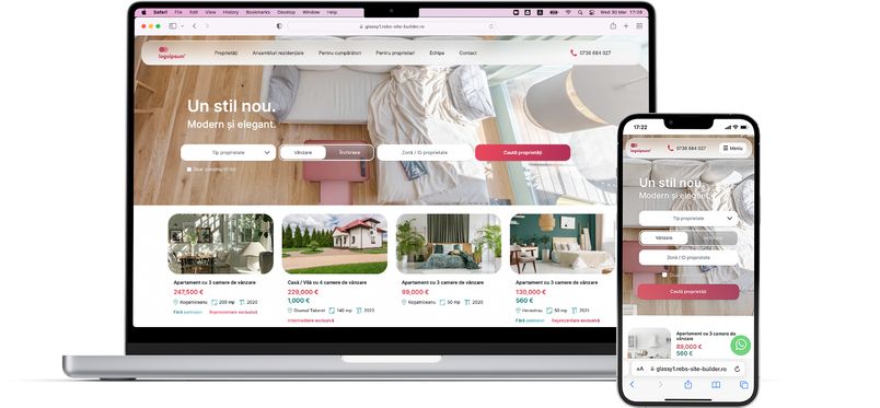 REBS Site Builder - creeaza site de agentie imobiliara
