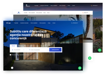Exemple de site-uri facute prin REBS Site Builder
